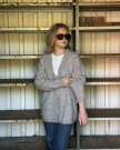 RÊVE Caroline lang cardigan – Walnut i ull og mohair thumbnail