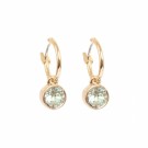 A&C Oslo Øreringer Chrysolite Crystal Hoops  thumbnail