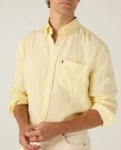 LEXINGTON Linskjorte – casual fit, gul thumbnail