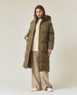 LEXINGTON Lang dunparkas – mørkegrønn thumbnail