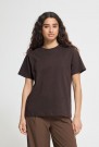 ICHI Palmer Loose SS – T-skjorte i Bomull, brun thumbnail