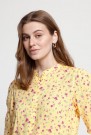 ICHI Vera – bluse, gul med blomster thumbnail