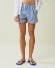 LEXINGTON Badeshorts Blå/Hvit Stripet thumbnail