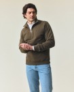 LEXINGTON Genser med zip, Kakigrønn thumbnail