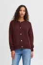 ICHI Marita Strikket Cardigan Burgunder thumbnail