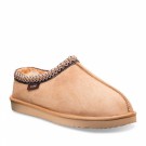 LUNE 101 Clogs i semsket skinn med ullfôr - Chestnut thumbnail