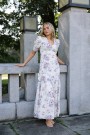 SECRETS BY B Sara lang rosa blomstrete kjole thumbnail