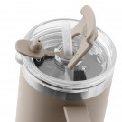 AYA&IDA Thermokopp med sugerør 880ml Creame beige thumbnail