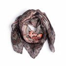 A&C Oslo 70x70 Skjerf i 100% Silke, Leopard thumbnail