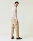 LEXINGTON Bomullsgenser Med Glidelås Lys Beige Melert thumbnail