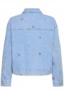 ICHI Jaella JA – Denimjakke med hjertebroderier thumbnail