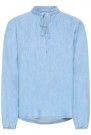 ICHI Barcy Bluse, lys blå thumbnail
