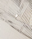 LEXINGTON stripete sengesett i bomullspercale – Olive/White 140x200cm thumbnail