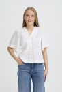 ICHI Voilana – bluse, offwhite thumbnail