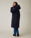 LEXINGTON Lang dunparkas – mørk blå thumbnail