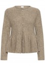 ICHI Camara CA17, Strikket Cardigan, Beige Melert thumbnail