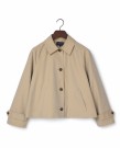 LEXINGTON Kort Trenchcoat i Lys Beige thumbnail