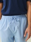 LEXINGTON Icons Ken pyjamasbukse herre økologisk bomull blå thumbnail