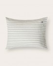 LEXINGTON Flanell sengesett – Hvit/Grønn/Beige 140x220cm thumbnail