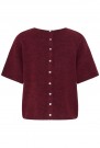 ICHI Kamara SS – Strikket Topp, Burgunder thumbnail