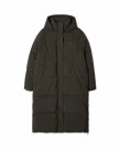 LEXINGTON Lang dunparkas - mørk grønn thumbnail