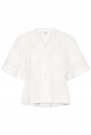ICHI Voilana – bluse, offwhite thumbnail