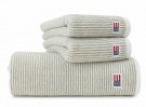 LEXINGTON Original Håndkle White/Vintage Green Striped 30x50cm thumbnail