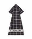 LEXINGTON Kjøkkenhåndkle i økologisk bomullsfrotté – Black/White, 50x70cm thumbnail