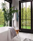 LEXINGTON Original Håndkle White/Gray Striped 70x130cm  thumbnail