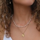 A&C Oslo Kort kjede, Miniature Gull, glass beads thumbnail