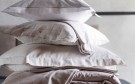 LEXINGTON Hotel Flanell Putetrekk Hvit/Lys Beige 50x70cm thumbnail
