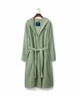 LEXINGTON Quinn morgenkåpe med hette, vintage green thumbnail