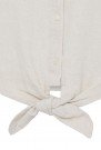ICHI Linno Kortermet Skjorte – Natural Ecru thumbnail