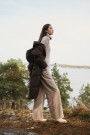 LEXINGTON Lang dunparkas – Mørkbrun thumbnail
