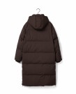 LEXINGTON Lang dunparkas – Mørkbrun thumbnail