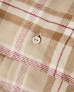 LEXINGTON Rutete sengesett i flanell – Fudge/Beige/Fig 140x220cm thumbnail