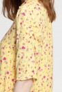 ICHI Vera – bluse, gul med blomster thumbnail