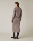 LEXINGTON – Finstrikket cardigan i merinoullblanding – Beige thumbnail