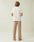 LEXINGTON Max t-shirt i hvit økologisk bomull thumbnail