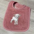 Smekke med brodert sau rosa thumbnail