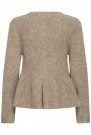 ICHI Camara CA17, Strikket Cardigan, Beige Melert thumbnail