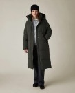 LEXINGTON Lang dunparkas - mørk grønn thumbnail