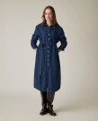 LEXINGTON Skjortekjole i lyocell – Mørk denimblå thumbnail