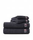 LEXINGTON Original Håndkle Steel Blue/Dk Gray Striped 70x130cm thumbnail