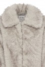 ICHI Hayana jakke i fuskepels – Lys beige melert thumbnail