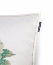 LEXINGTON Hortensia-brodert putetrekk i linblanding, hvit thumbnail