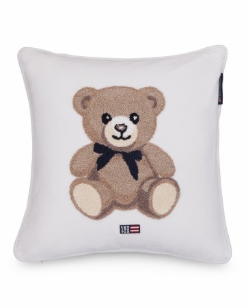 LEXINGTON Icons Teddy-pute i bomullsfløyel 40x40cm