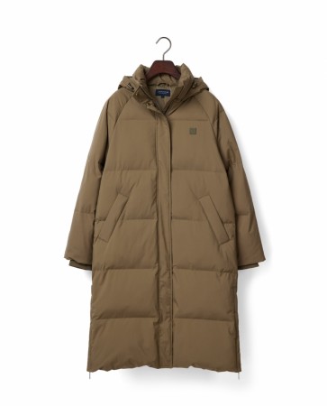 LEXINGTON Lang dunparkas – mørkegrønn