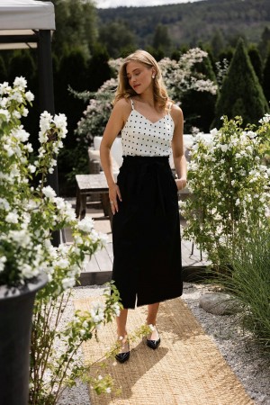 SECRETS BY B Victorie svart skjørt