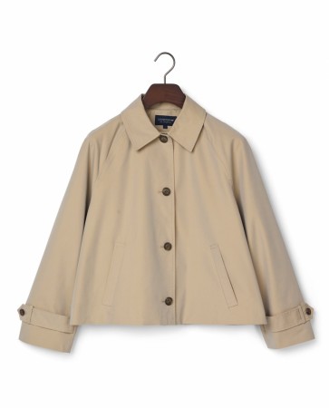 LEXINGTON Kort Trenchcoat i Lys Beige